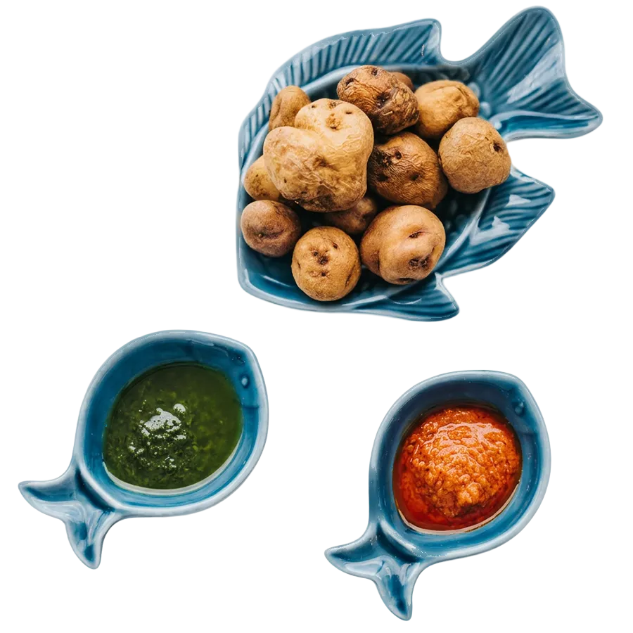 Canarian Black Potatoes with Bésame Mucho Mojo